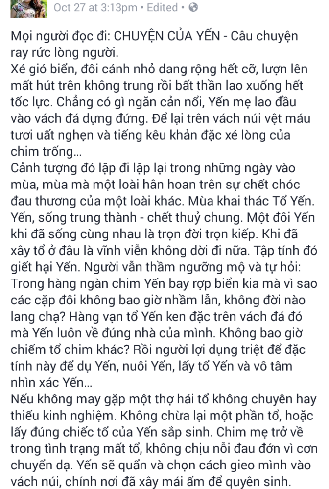 chuyện của yến