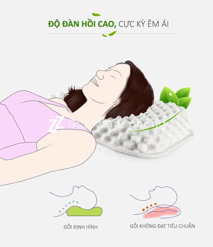 Gối ngủ đỡ đau cổ